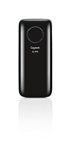 Gigaset SL910 Telefon - Schnurlostelefon / Mobilteil - mit Farbdisplay / Design Telefon / schnurloses Telefon - Freisprechen - schwarz
