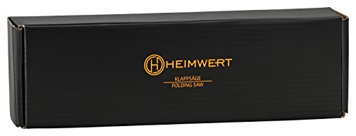 HEIMWERT Klappsäge aus ultra hartem Karbonstahl – Zweifach verstellbare Astsäge – Gartensäge mit Sicherheitsverschluss - 7