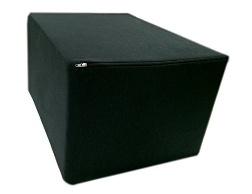 Bandscheibenwürfel mit Schwarzen Bezug, Stufenlagerung, Stufenlagerungswürfel, Stufenbett, Reha, Orthopädischer, Positurkissen, Lagerungskissen, Stufenlagerung – 55 cm x 45 cm x 35cm - 2