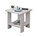 Produktbild XMUEI Holz Nachttisch Einfache Kleine Tischsofa Kleinen SeitenschrankModern Storage Unit (Color : B, Size : 40 * 40 * 42cm)