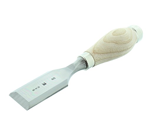 Kurzbeitel 40 mm mit ergonomischem Heft Beitel Holzbeitel Stechbeitel Meißel Holzbearbeitung Schnitzbeitel