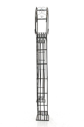 CLP XXL Rosenbogen NORBU, extra breit = 190 cm, Höhe 234 cm, Eisen pulverbeschichtet, FARBWAHL bronze - 4