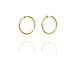 Via Mazzini 316L Stainless Steel Clip-On Golden Nose Ring For Women (1 Pair) RS.299.00