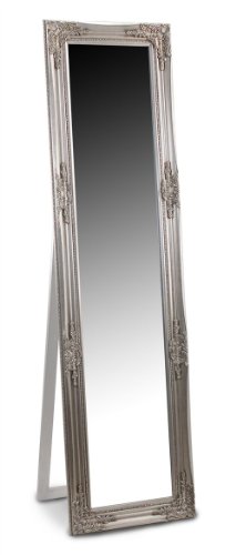 Espejo de Pie Plateado Resina 164x44 cm