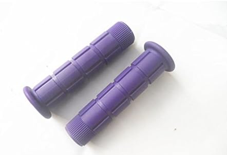 BANCN 1 Pair Stylish Bicycle Bike Micro Scooter Rubber Handlebar Handle Grips (Purple)
