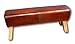 Produktbild Retro Vintage Sitzbank Springbock Bank Polsterbank Massivholz mit Echtleder Leder Holz
