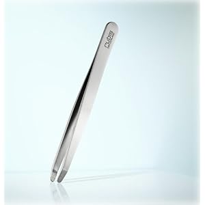 Rubis safety hair tweezers rounded tip