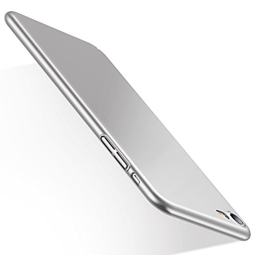 Funda iPhone 8  Funda iPhone 7  HUMIXX Alta Calidad Ultra Slim Anti-Rasgu  o y Resistente Huellas Dactilares Totalmente Protectora Caso de Pl  stico Duro Cover Case  plata 