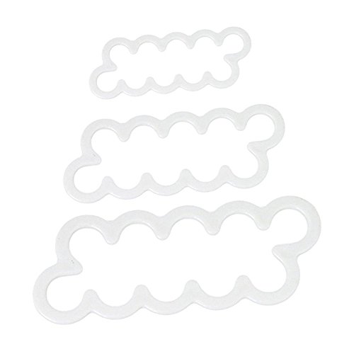 HENGSONG 3-teilig Rosenausstecher DIY Backzubehör für Fondant Marzipan Blütenpaste Kunchen -The Easist Rose Ausstecher Ever – die einfachsten Rosen Ausstecher - 7