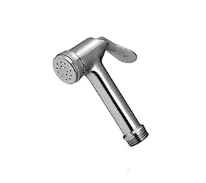 SCW Extra Body Brass with Only Head Health Faucet Gun Spray for Toilet, Vehicle Washing, Gardening Use, Kitchen and Glass Mirror Cleaning Chrome (Silver)