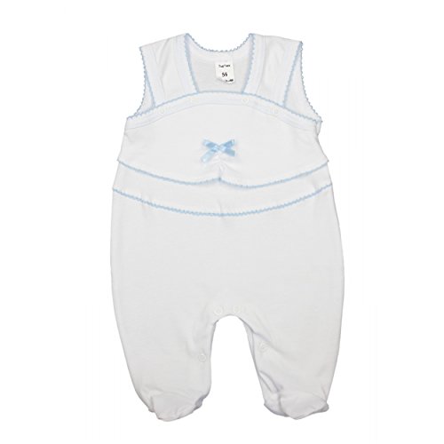 TupTam Unisex Baby Taufbekleidung 3-tlg. Set , Farbe: Weiß / Junge, Größe: 62 - 7
