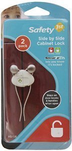 Preisvergleich Produktbild Safety 1st Cabinet Lock 2-pk. (Pack of 5) by Safety 1st