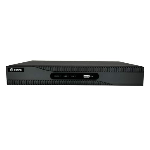 VIGILANCIA VIDEOGRABADOR SAFIRE SF-HTVR6108-HEVC 8CAM 2IP 5N1 1080P HDMI BNC 1HD