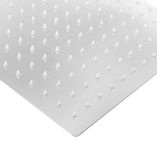 Homdox Quadratische Duschkopf Regendusche Edelstahl Silber Runde mit Anti-Kalk-Düsen Edelstahl Edelstahl-Duschkopf (40cm x 40cm) - 4