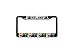 Price comparison product image Car License Plate Frame with Screws Caps, Ireland 4 Provinces Irish Flag Aluminum Metal Car Auto License Plate Frame Holder Black