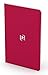 Produktbild OXFORD 400076454 Notizheft Pocket Notes 10er Pack 9x14 cm 48 linierte Seiten erdbeere (dunkelrot) - für individuelle Notizen Skizzenbuch Taschenbuch Reisebuch Notizblock Notebook Travel Diary