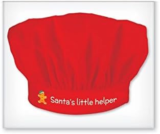 CONCEPT4U® Santa's Little Helper ' Christmas Xmas Festive Childrens Kids Chef Hat with Gingerbread Man