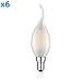 Produktbild ledscom.de E14 LED Leuchtmittel mit Flamme Filament Matt 4W =36W 400lm Warm-weiß für Innen und außen, 6 Stk.