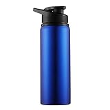 Abrir la boca grande botella de agua proporciona fácil de llenado de hielo, beber y llevar.