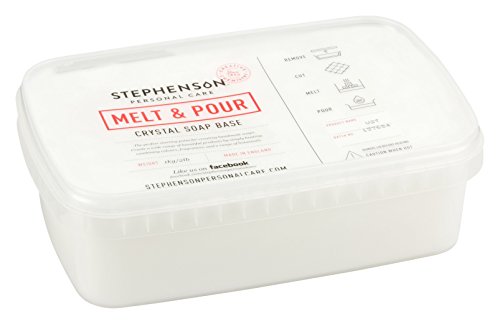 Glycerinseife opak im praktischen Schmelzbehälter 1kg
