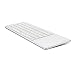 Produktbild Rapoo E6700 Bluetooth Touchpad Tastatur (Aluminiumgehäuse, deutsches Layout) weiß-silber