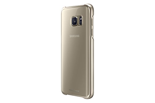 Samsung Clear Cover - Funda oficial para Samsung Galaxy S7  color dorado