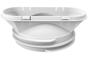 FLEARITZO Klimaanlagen Abluftschlauch Rohrverbinder - Abluftschlauchadapter Ø 150mm AC Abgangsrohr Verbindungsstück Schlauch Adapter Fensteradapter Fensterdüse für Tragbare Mobile Klimaanlage Lüftungsanlage