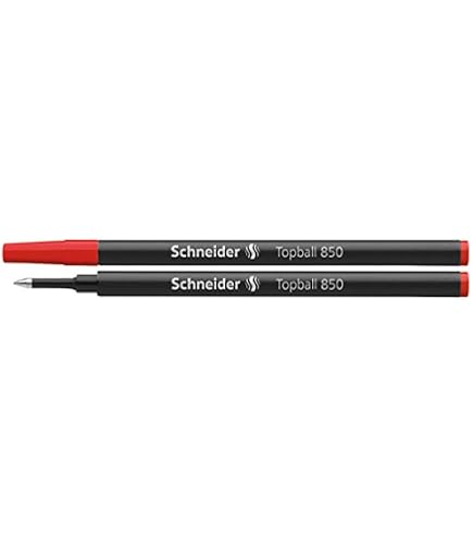 Schneider Set di 3 ricariche per Roller topball 850 PTE conica Media 05 Blu