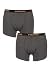 Produktbild Herren 2er-Pack-Kopf Basis Baumwolle Boxershorts Grau Medium