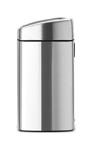 Touch Bin 10 L rechteckig mit Kunststoffeinsatz / Matt Steel Fingerprint proof - 3