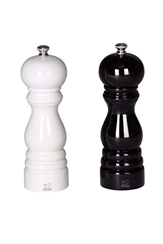 Peugeot Paris Duo Pfeffermühle + Salzmühle schwarz / weiß, 18 cm + Stoffbeutel | in Geschenkverpackung - 2