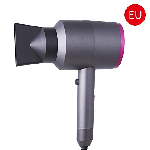 Asciugacapelli agli ioni negativi, Ionic Hair Dryer 1400 Watt, bocchetta per styling delicata, diffusore, phon silenzioso per capelli con terza velocità regolabile - FAVOURALL
