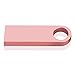 Produktbild Zmsdt USB-Flash-Laufwerk 64 GB 32 GB 16 GB 8 GB 4 GB Pen Drive Wasserdichtes Metall Silber U Disk USB Geschenk (Farbe : Pink, größe : 8GB)