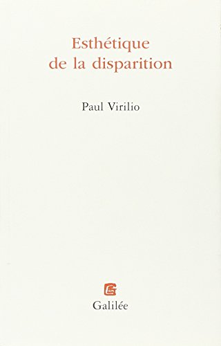 couverture de : Esth&eacute;tique de la disparition