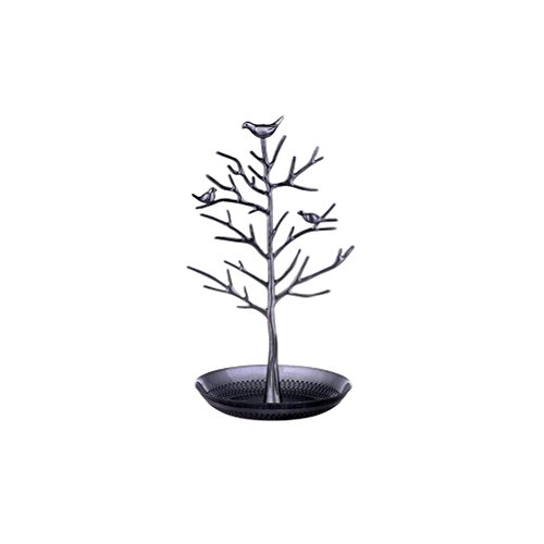 OULII-Jewelry-Tree-Display-Organizer-Stand-Holder-pour-pendentif-Collier-Ring-Black