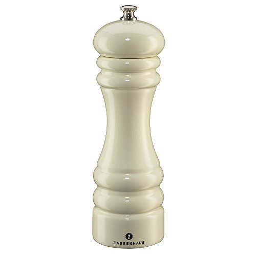 Zassenhaus Set Salzmühle & Pfeffermühle Berlin pastell & Porzellan-Untersetzer (creme) - 2