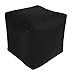 Beautiful Beanbags Black Outdoor Cube