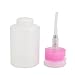 Clear Push Down Liquid Alcohol Press Bottle Acetone Nail Polish Remover Pump Dispenser-120ml