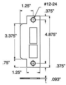 Preisvergleich Produktbild Baldwin 6040, Oil Rubbed Bronze