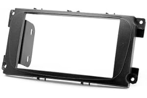 CARAV 08-002 Façade d'autoradio double DIN 2-DIN, noir