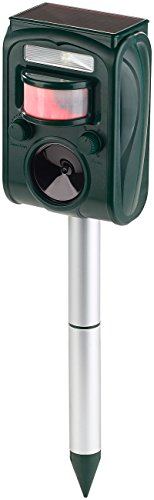 Exbuster Ultraschall-Solar-Tierschreck mit Blitzlicht und Bewegungssensor - 7