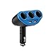 Produktbild Eletrand 12/24V Auto Ladegerät,120W USB KFZ Multi-Ladegerät Power Auto Adapter mit 3-Socket Zigarettenanzünder Verteiler+2-Smart 2.4A USB Port für GPS, Dashcam und Mehr Auto USB Schnelladegerät