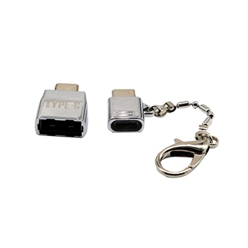 MagiDeal USB C auf Micro USB Adapter, Typ-C Stecker USB 3.0 Buchse OTG Adapter für Tablet PC