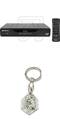 Preisvergleich Produktbild Digitalreceiver Megasat 3600 (ohne Unicable) mit Anhänger Hlg. Christophorus