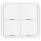 Zigbee D&ouml;rtl&uuml; D&uuml;ğmesi (Tuya, Smart Life,Zigbee2MQTTUyumlu - Pil Hari&ccedil;)