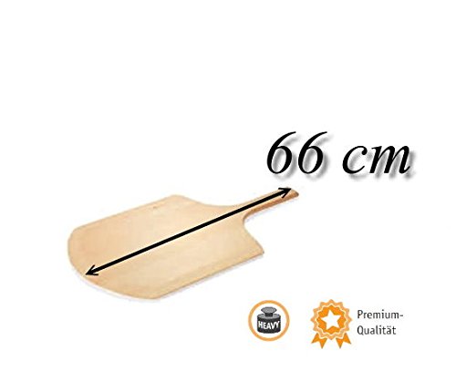 Echtholz Brotschieber Flammkuchen Brett Flammküchle Pizzaschaufel Pizzaschieber Pizzabrett 66 cm - 3