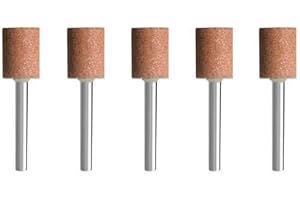 MINIPOWERTOOLS 5x Schleifspitze Korund [Ø 9 x 13 mm] Schleifstein für Dremel, Proxxon