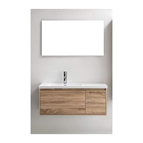 Gnrique-Girona-Ensemble-Meubles-de-Salle-de-Bain-Simple-Vasque-Miroir-l-90-cm-dcor-Sonoma