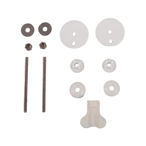 Smartfox WC-Sitz Toilettendeckel mit Absenkautomatik im Motiv weiße Lilien, massiver Holzkern, verchromte Schaniere - 4