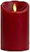 Price comparison product image Luminara Red Flameless Candle Cinnamon Scented with Timer (3.5x5) by Luminara